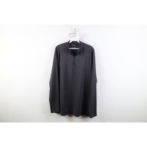 Vtg Y2K Oakley Mens Medium O Logo Lightweight Knit Half Zip Pullover Jacket Top
